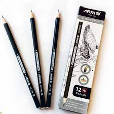 مداد سیاه(مشکی) آریا Arya بسته ی 12تایی